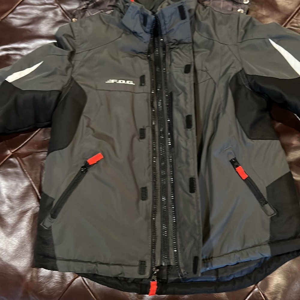 Boys London Fog Jacket with matching windbreaker.